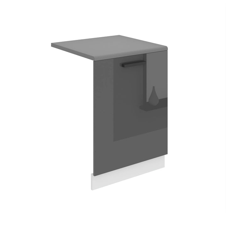 BELINI | Frontblende für Geschirrspüler 60 cm | Küche Frontplatte für Spülmaschine mit Griff | mit S