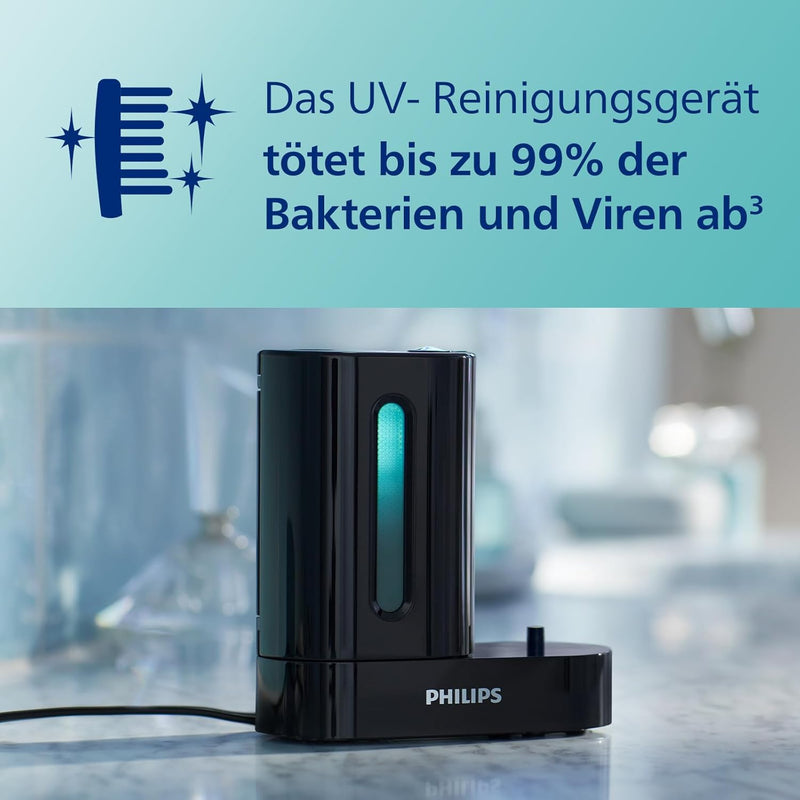 Philips Sonicare ProtectiveClean 5100 elektrische Zahnbürste, Schallzahnbürste mit 3 Putzmodi, Druck