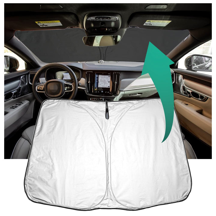 YEE PIN kompatibel mit Volvo XC60 2018-2022 2023 2024 Sonnenschirm Auto，Faltbare Auto Sonnenschutz F