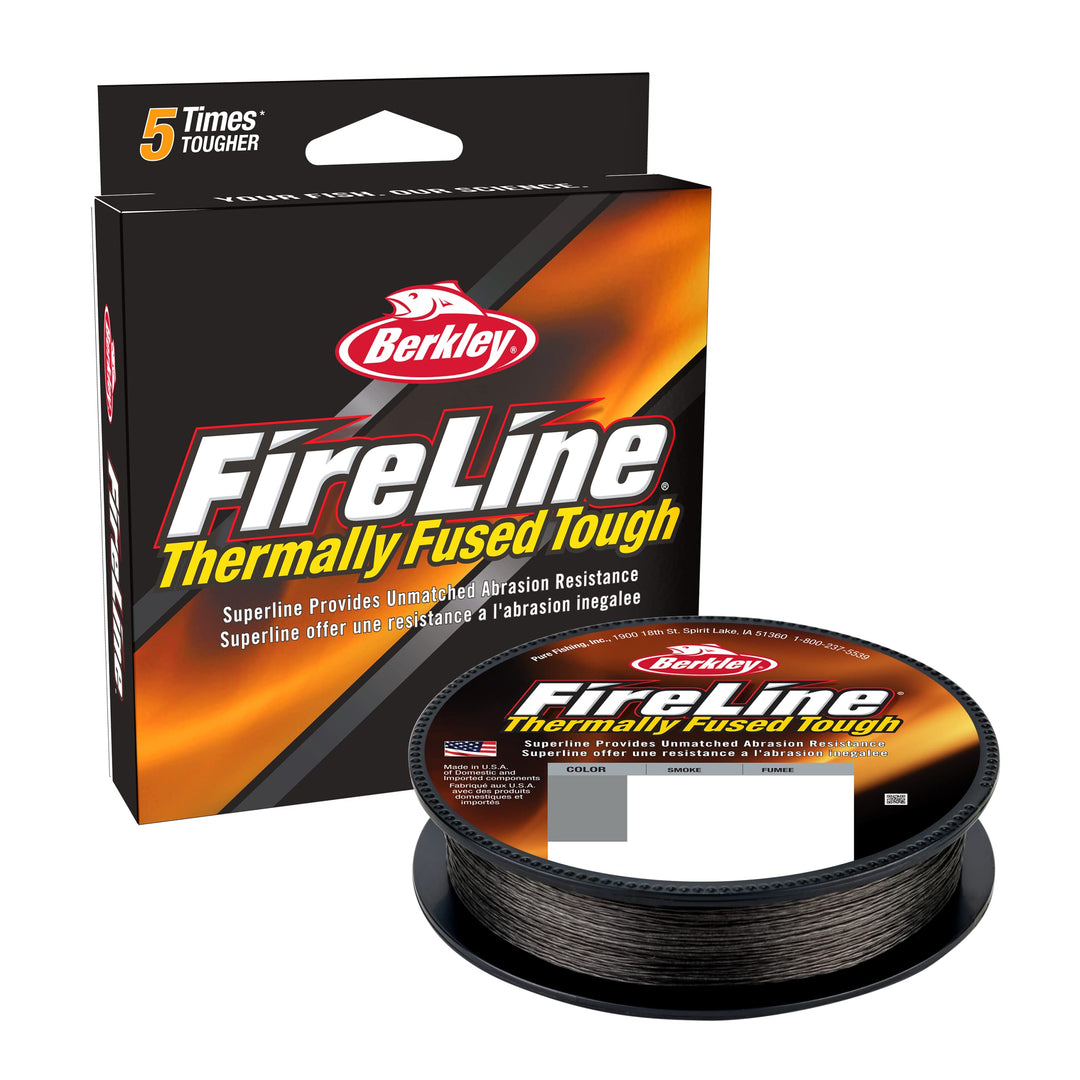 BERKLEY FireLine Fused Original 150m, 300m & 1800m - Angelschnur 300 m Smoke 0.32 mm, 300 m Smoke 0.