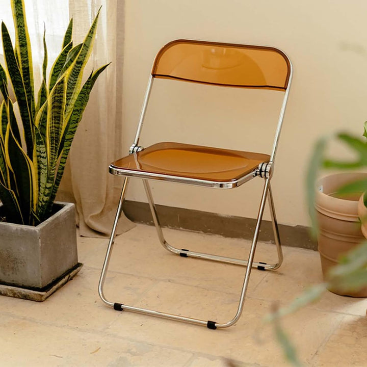 homewell Klappstuhl Angelstuhl Faltstuhl Acryl Campingstuhl praktisch robust leicht (braun 2er Set)