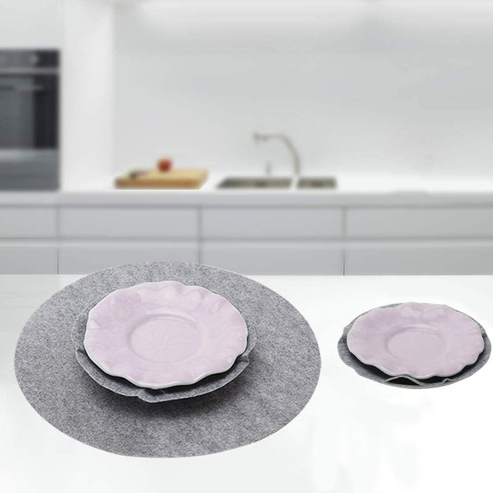 48 Stück Filzplatten-Trennwände, Set mit 3 Grössen, Pads, Kochgeschirr, Backgeschirr, Topf, stapelba