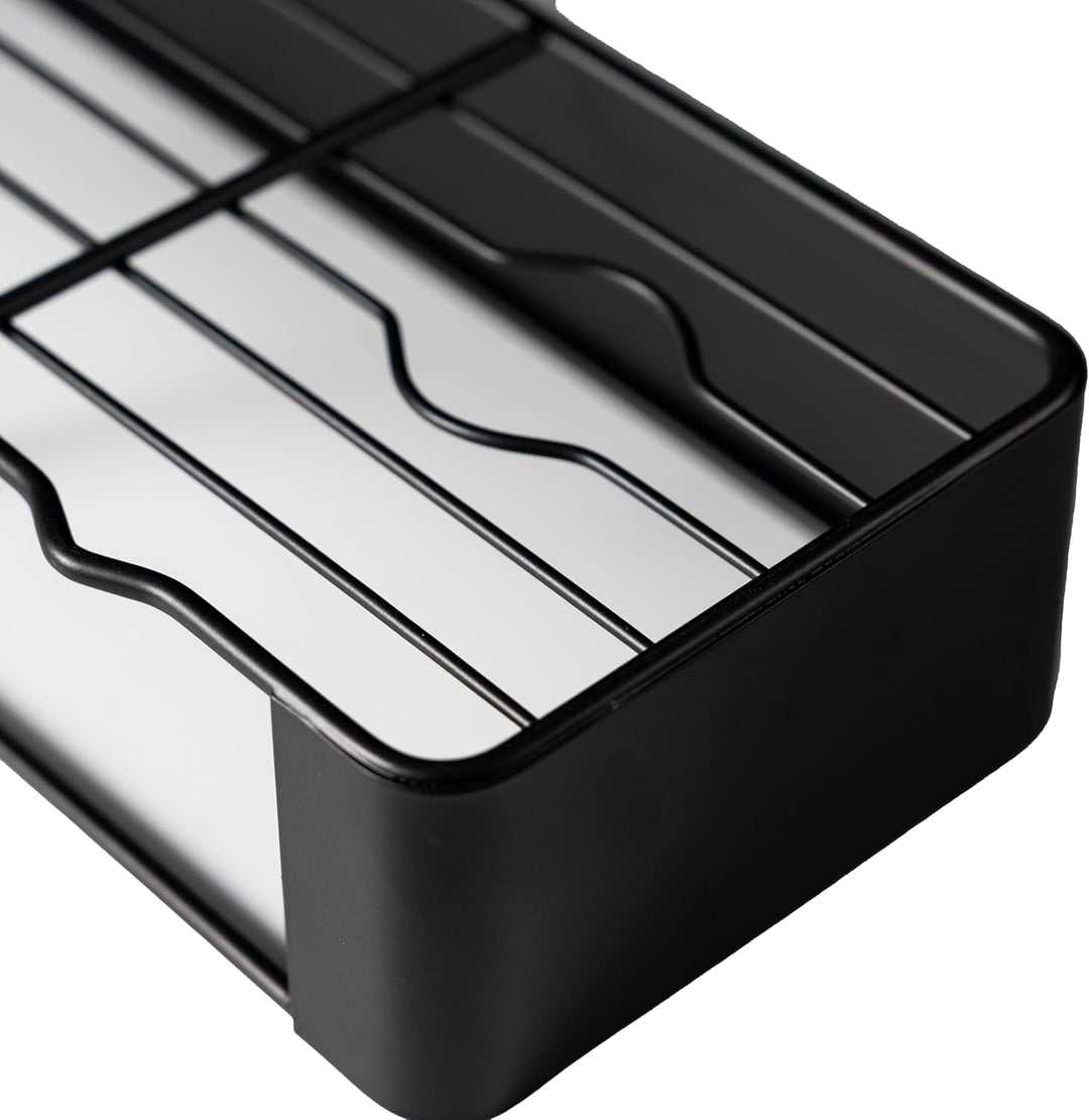 Generisch AVENDO Badregal ohne Bohren – 2er Set aus rostfreiem Metall – Duschablage in edlem matt-sc