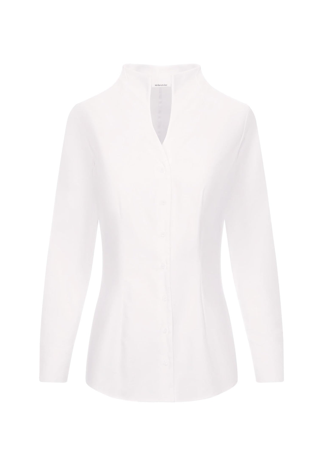 Seidensticker Damen Bluse - City Bluse - Bügelleicht - Kelchkragenbluse - Slim Fit - Langarm - 100%