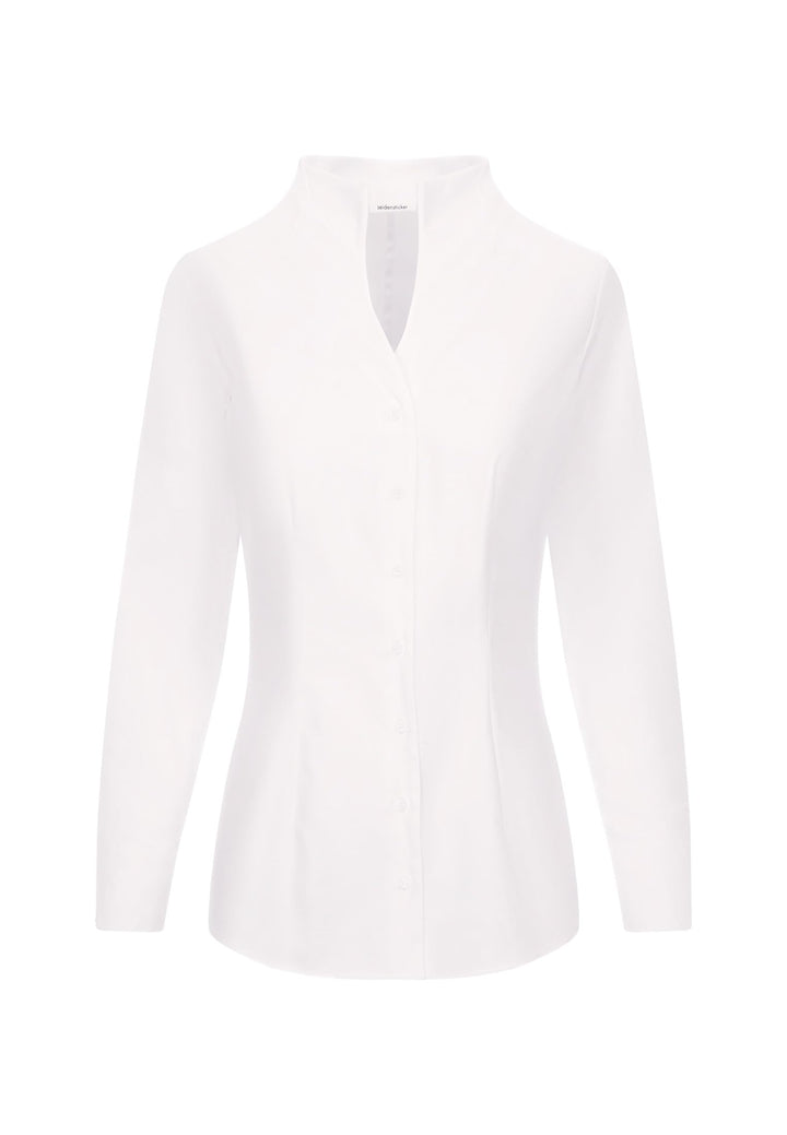Seidensticker Damen Bluse - City Bluse - Bügelleicht - Kelchkragenbluse - Slim Fit - Langarm - 100%