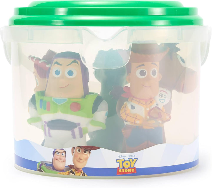 Disney Store Official - Toy Story - Badespielzeugset - 5 Teile - Mit Buzz Lightyear, Woody, Jessie,