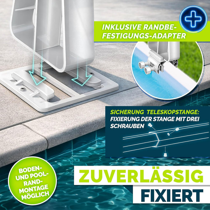 Pool Aufroller Premium 1,05-6,15 m | Aufrollsystem für Solarplane | Aufrollvorrichtung für Poolplane
