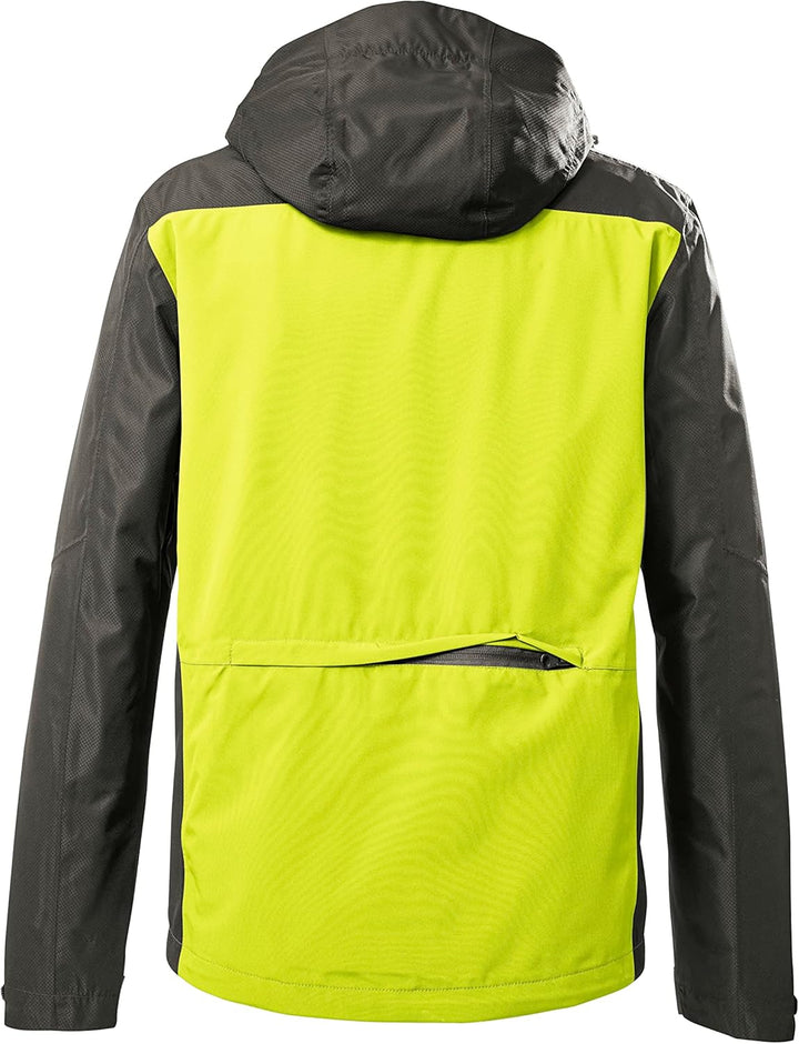 Killtec Herren Kos 6 Mn Jckt Funktionsjacke/Outdoorjacke mit Kapuze, packbar L frühlingsgrün, L früh