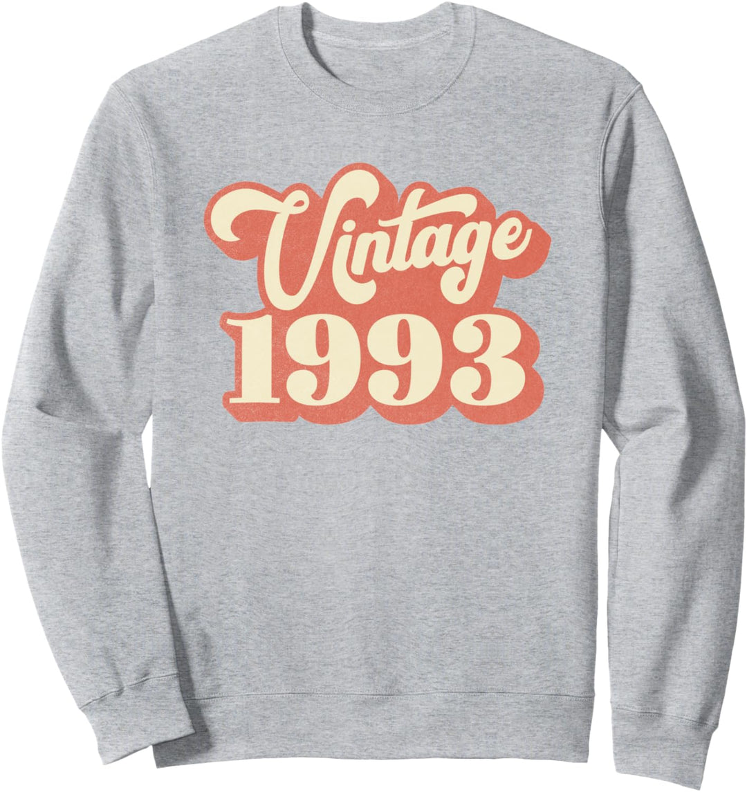 Vintage 1993 27 Jahre alt Geschenke 27. Geburtstag Sweatshirt