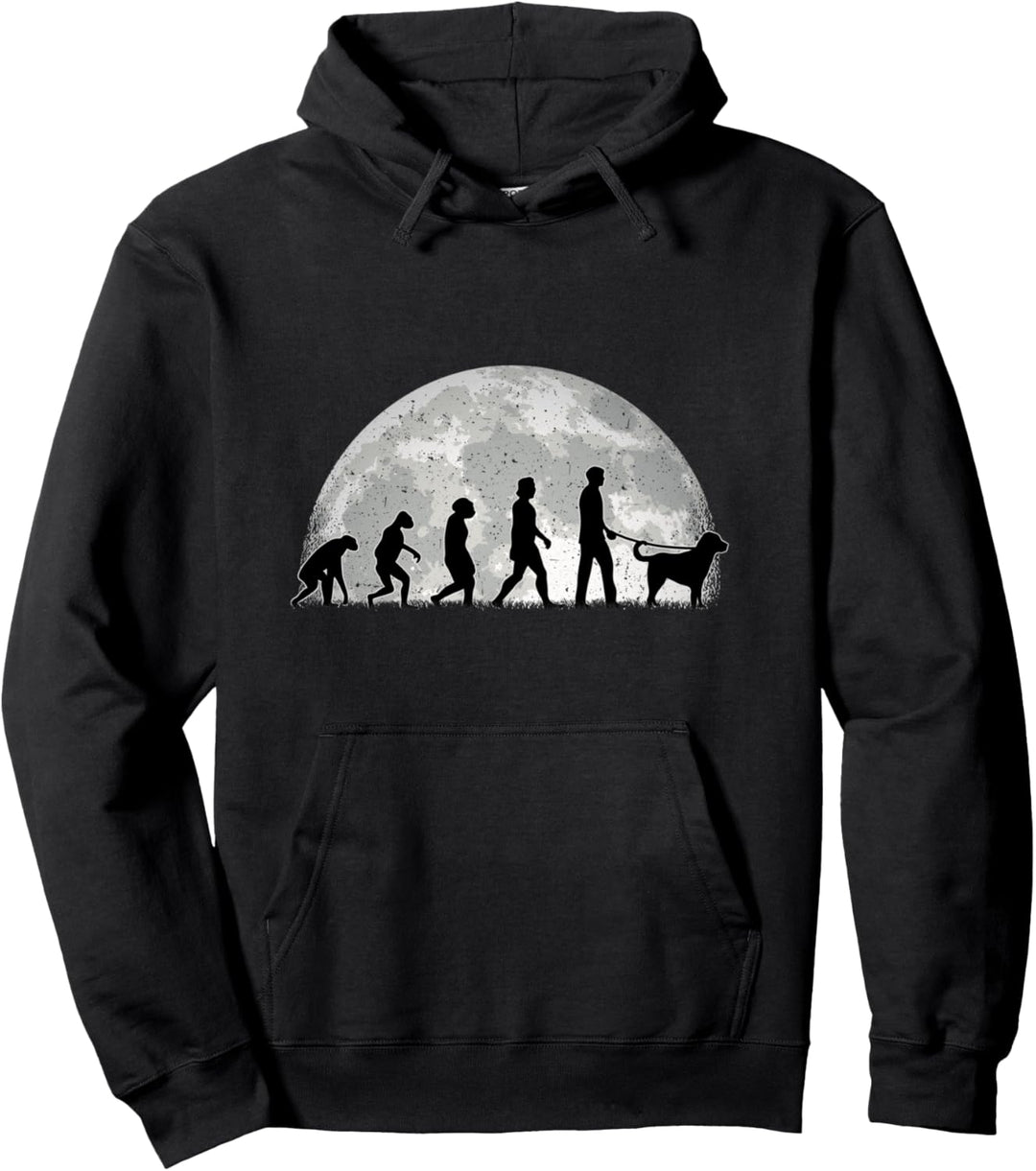 Kangal Evolution Mond Anatolischer Hirtenhund Kangal Pullover Hoodie