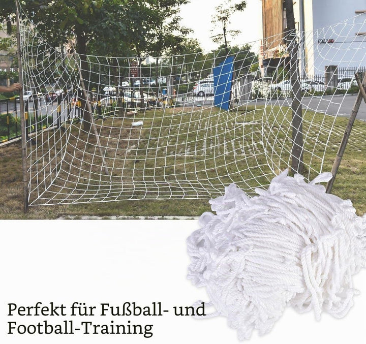 Jadeshay Fussballtornetz, Fussballtor Netz 3m x 2m Fussball Tor Net Polypropylenfaser Ersatznetz für