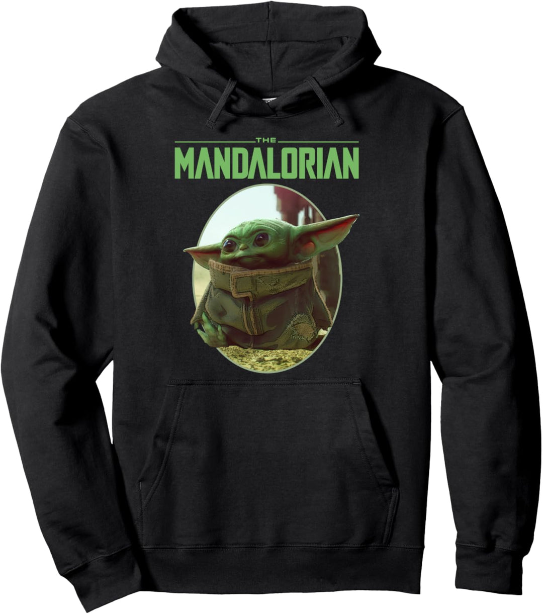Star Wars The Mandalorian The Child Circle Portrait Pullover Hoodie