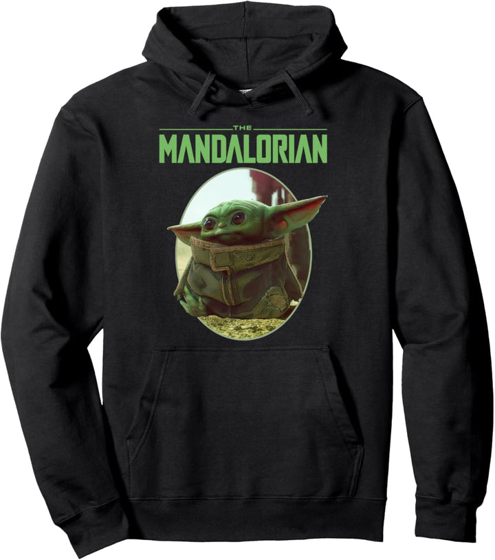 Star Wars The Mandalorian The Child Circle Portrait Pullover Hoodie