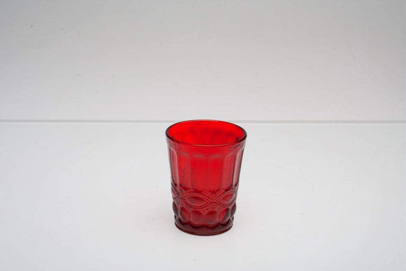 6er Set Wasserglas SOLANGE, rot, 265 ml, mundgeblasen von TOGNANA