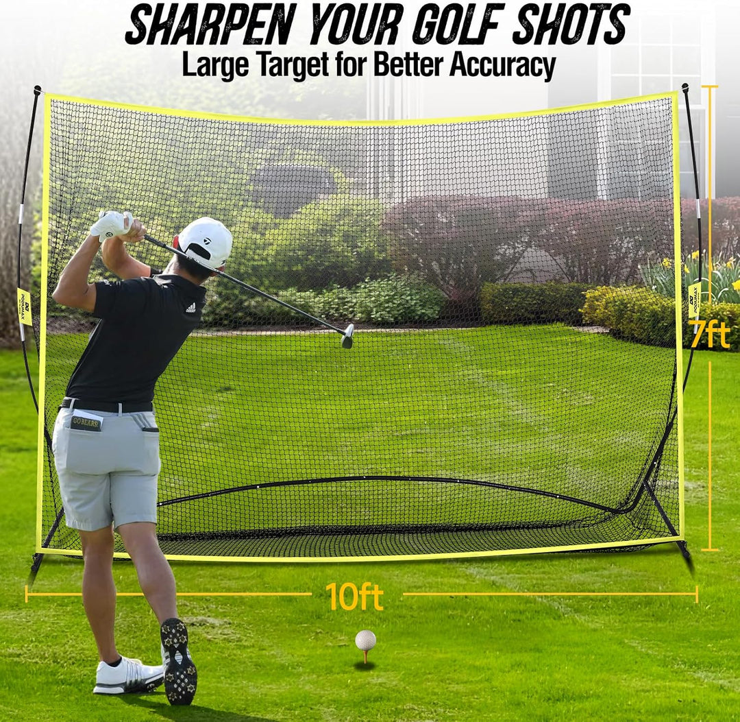 PodiuMax Golfschlägernetz, 3 x 2,1 m, Driving Range für Garten und Innenbereich, auch geeignet für F