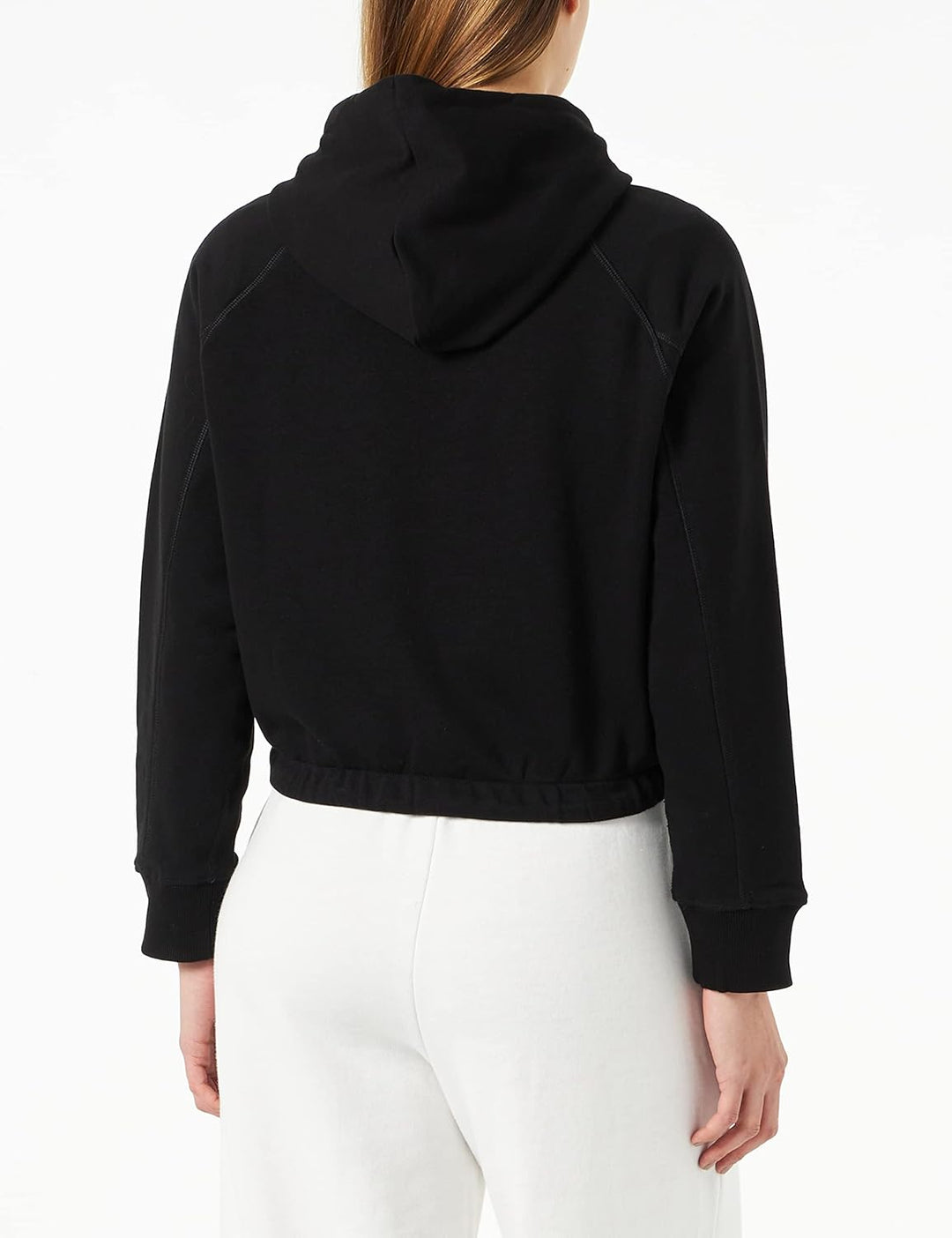 FILA Damen Sarena Cropped Kapuzenpullover M Schwarz, M Schwarz