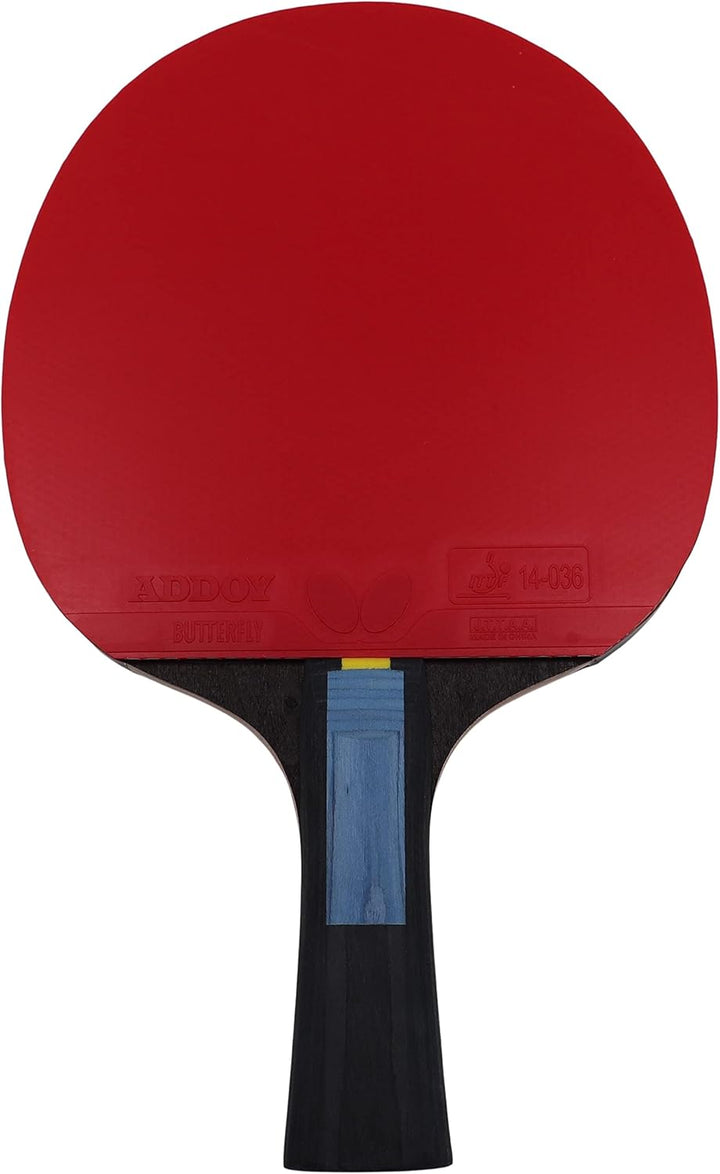 Butterfly Dimitrij Ovtcharov Set Sapphire Tischtennisschläger + 6 Tischtennisbälle | Einsteiger &amp; Fo