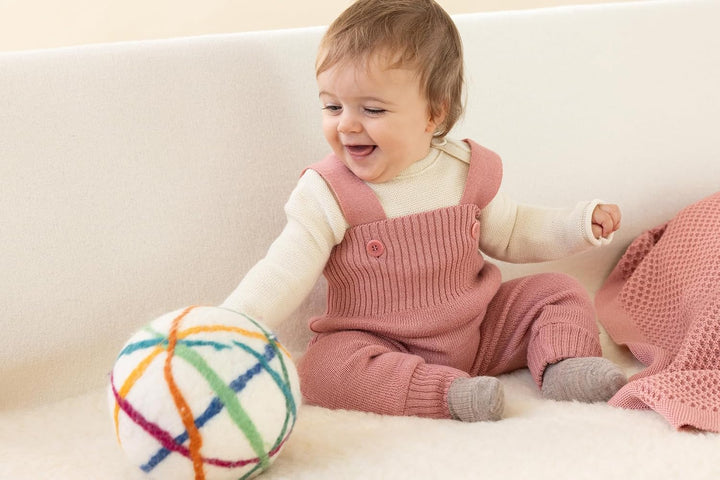 Baby-Pullover Baby & Kleinkind - 100% Bio-Merino - atmungsaktiv, warm Unisex Gr. 50 – 92 - nachhalti