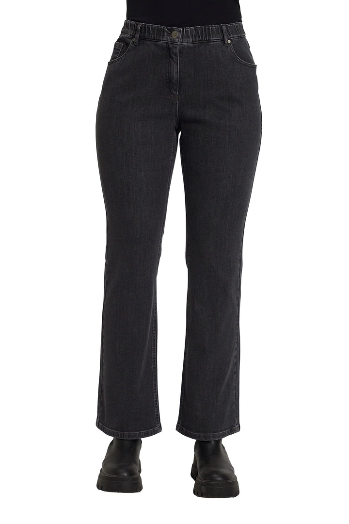 Ulla Popken Damen Jeans Bootcut Denim 47W / 32L Blau, 47W / 32L Blau