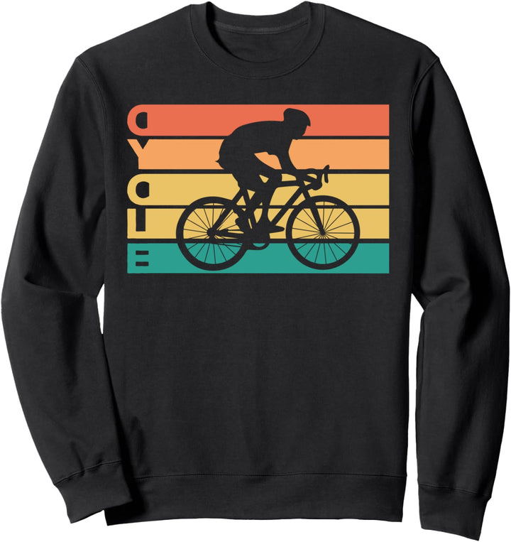 Retro Vintage Radfahren Geschenk für Fahrradfahrer Sweatshirt