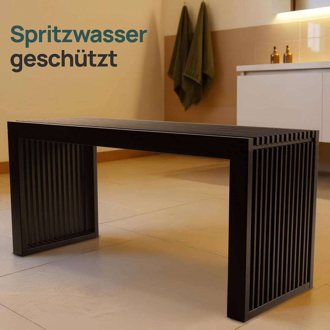 Bambus Sitzbank Flur - Sitzbank Esszimmer - Holzbank Flur - Esszimmerbank | BAM BOO BOX Garderobenba