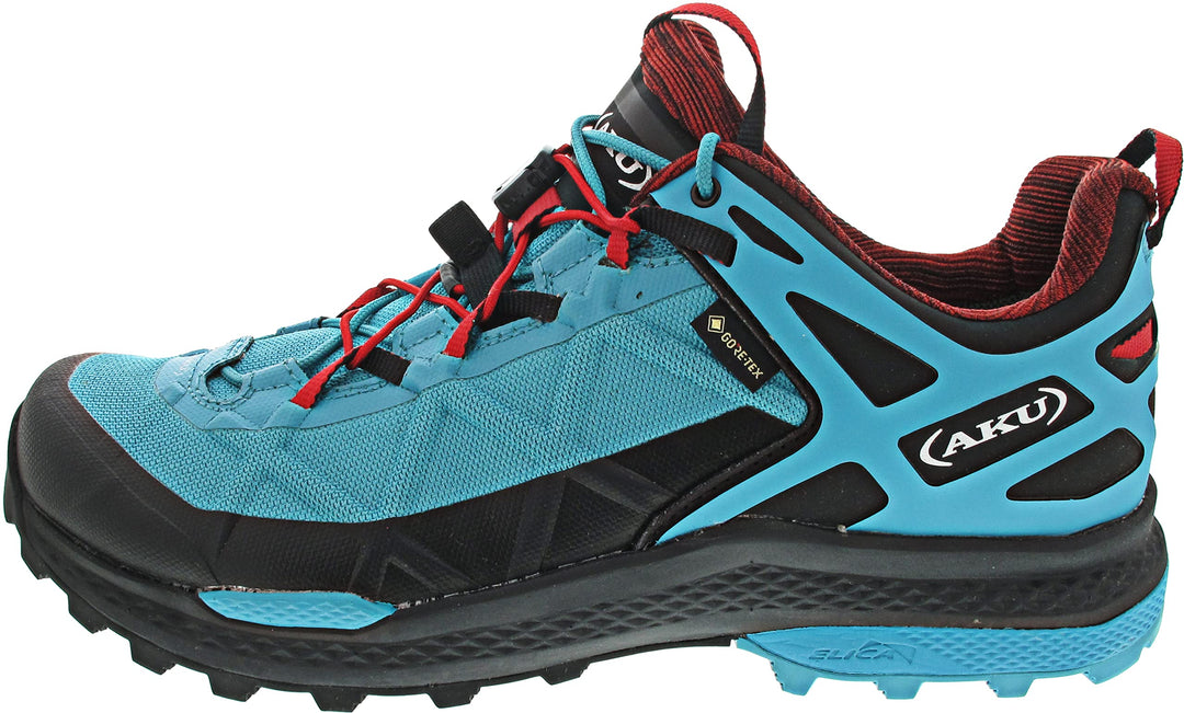 AKU Herren Rocket Dfs GtxSneaker 41.5 EU Blau Schwarz Turquoise Black, 41.5 EU Blau Schwarz Turquois