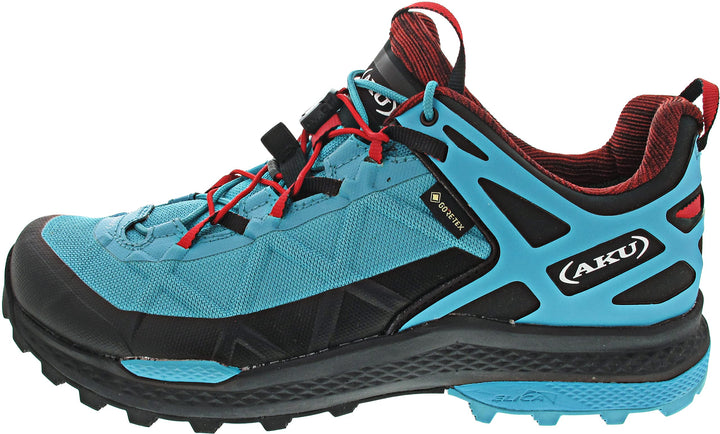 AKU Herren Rocket Dfs GtxSneaker 41.5 EU Blau Schwarz Turquoise Black, 41.5 EU Blau Schwarz Turquois