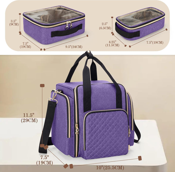 Luxja Kosmetiktasche für Damen & Herren, Kulturbeutel mit Grosser Kapazität, Schminktasche für profe