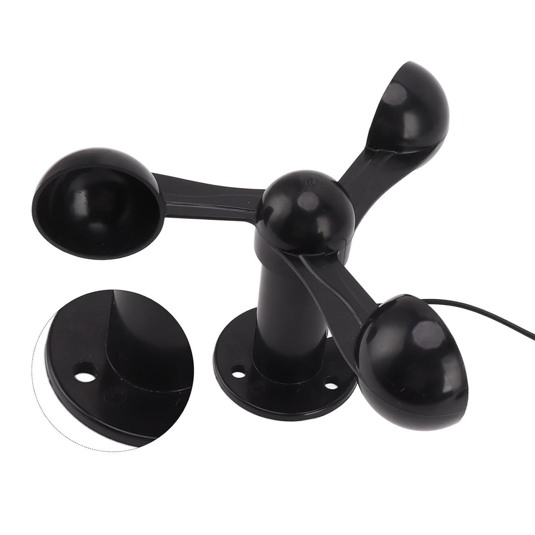 Haofy Präzisions-3-Tassen-Anemometer mit RS485-Ausgang für Wetterstation, Turmdrehkran – ABS-Materia