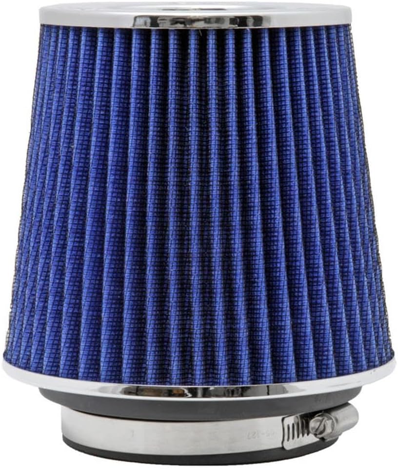 K N Filter & RG - 1001BL-L KFZ und Motorrad Universal-Luftfilter, verchromt