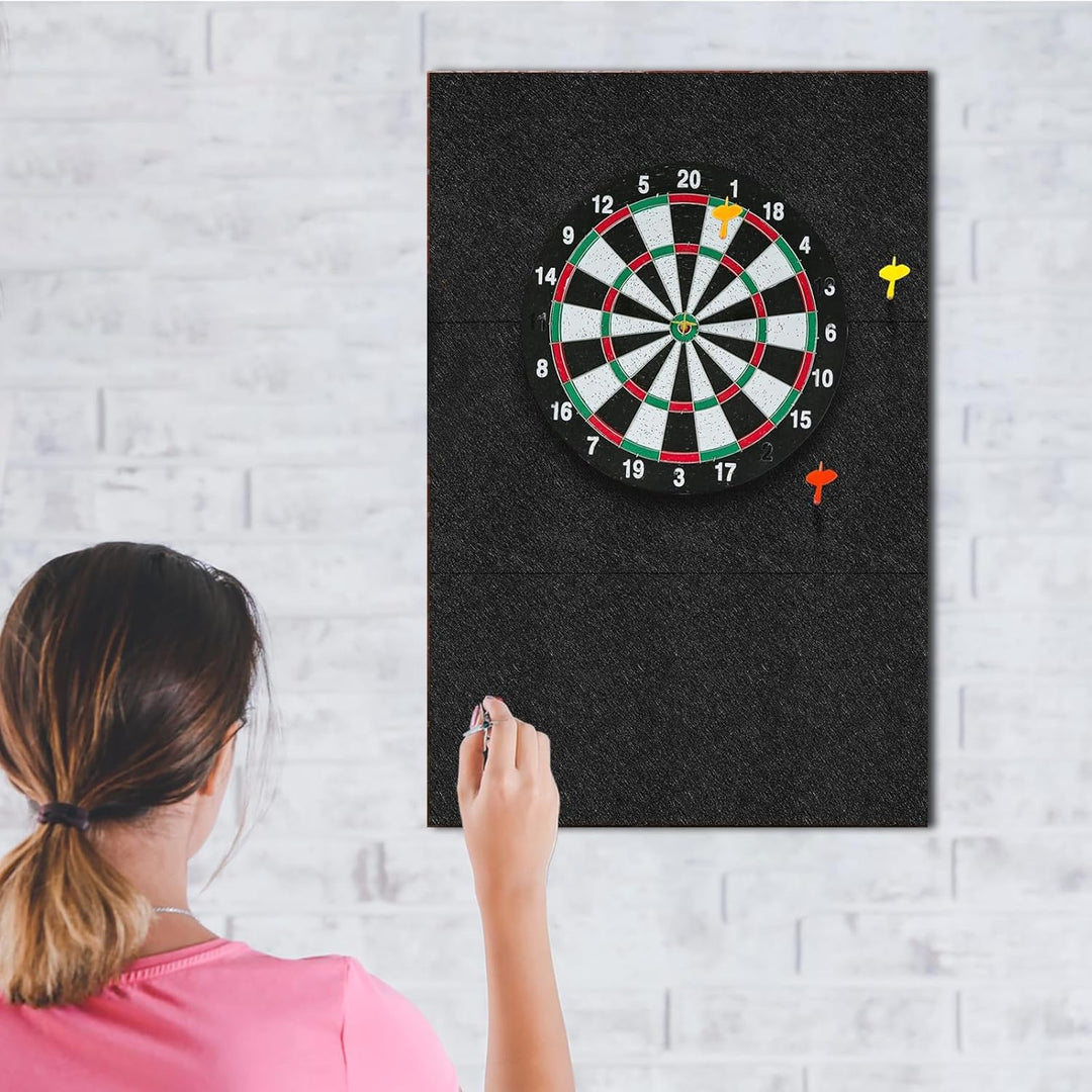 Dartboard-Wandschutz, Selbstklebende Dartscheiben Umrandung, Gespleisst, Filz-Wandfliesen, Kork-Dart
