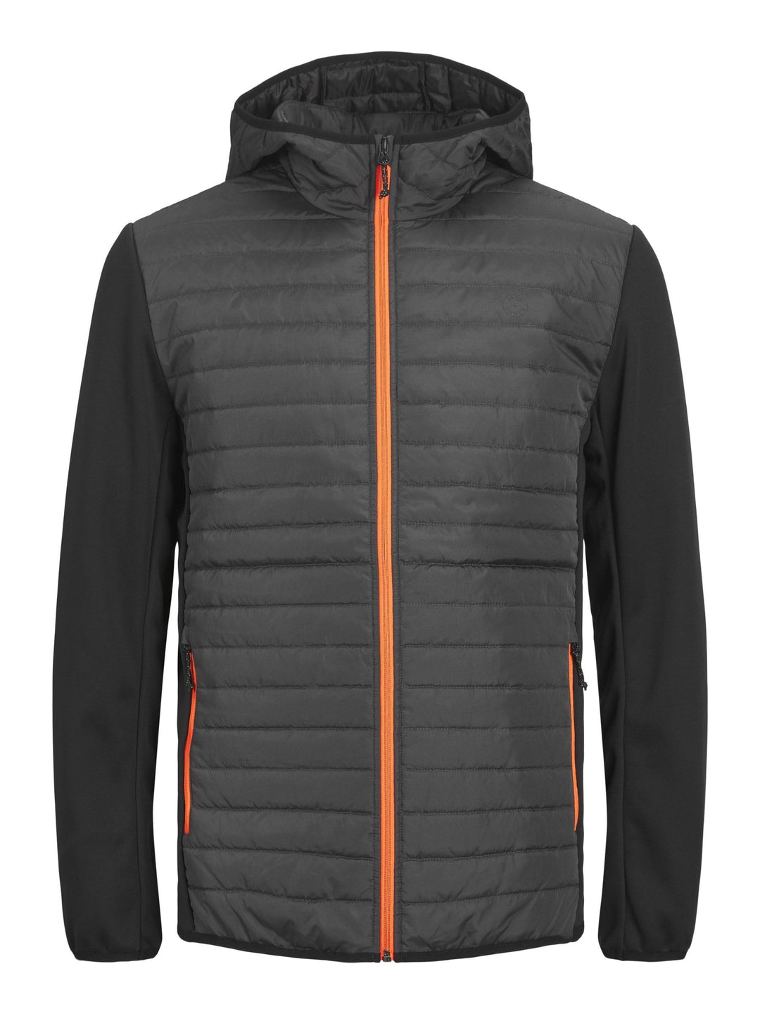 JACK & JONES Male Hybridjacke Hybridjacke | Hybrid jacket XXL Asphalt, XXL Asphalt