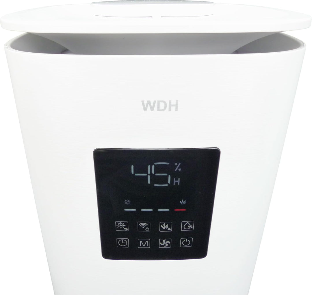 Aktobis WDH-SE2303 Luftbefeuchter bis zu 800 ml/Stunde, WLAN und Aromafach (auch für Kalkwasser) 800