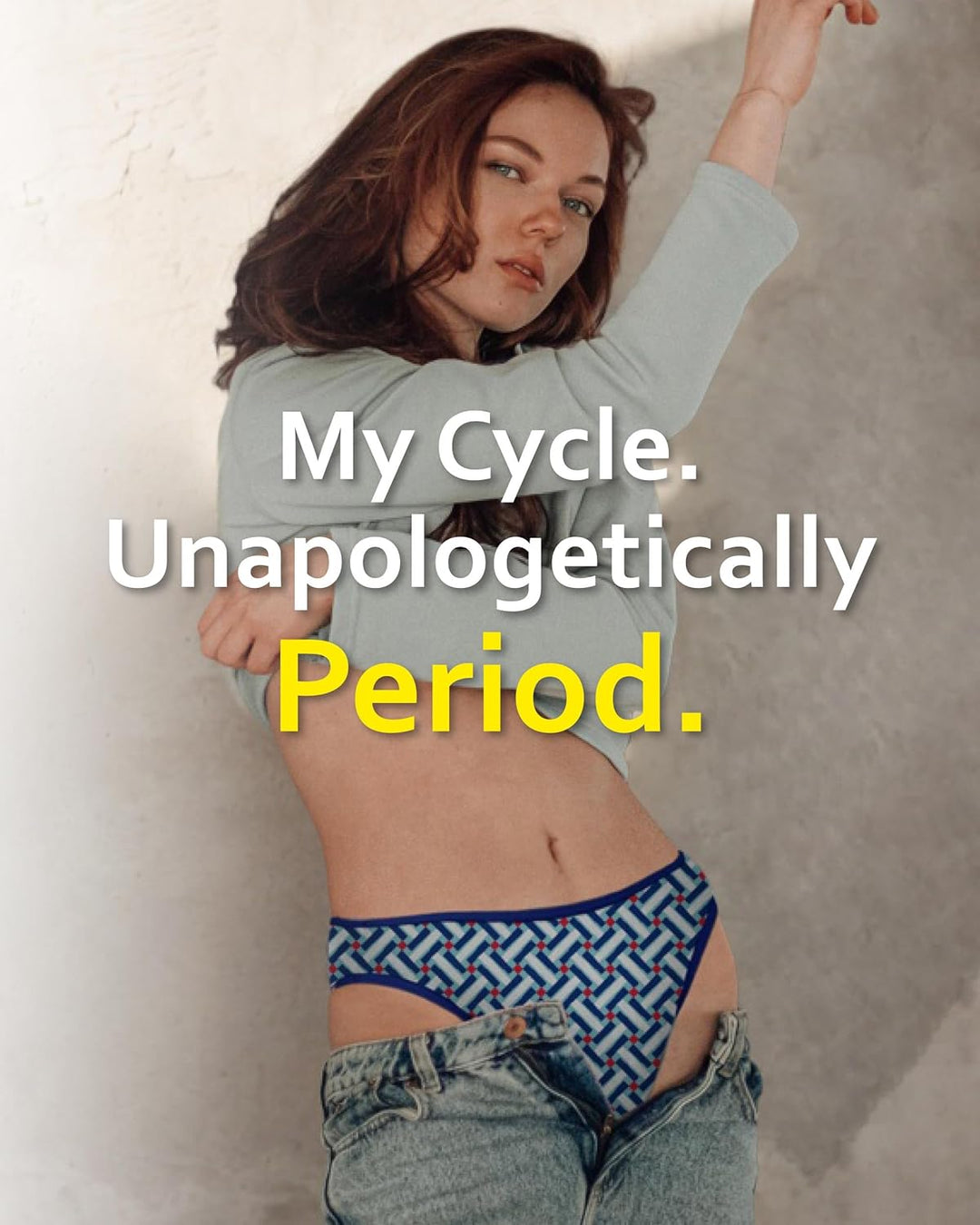 Neione Periodenunterschwäsche Menstruation Unterhosen Perioden Unterwäsche Damen Brazilian Slip XS 3