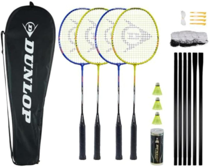 Dunlop Sports Nitro-Star Badminton Einheitsgrösse BLUE/YELLOW/RED/BLACK, Einheitsgrösse BLUE/YELLOW/