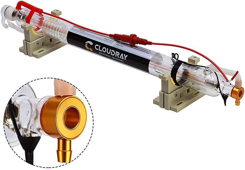 Cloudray CO2 Laser Tube Laserröhre 50W 60W 70W CO2 Glasröhre 1000mm Länge & 50mm DM für CO2 Lasergra