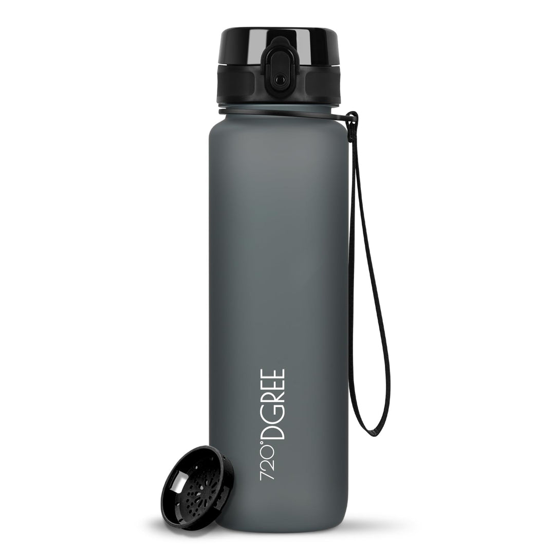 720°DGREE Trinkflasche “uberBottle“ +Sieb - 350ml, 500ml, 650ml, 1000ml, 1,5l, 2l - BPA-Frei - Wasse