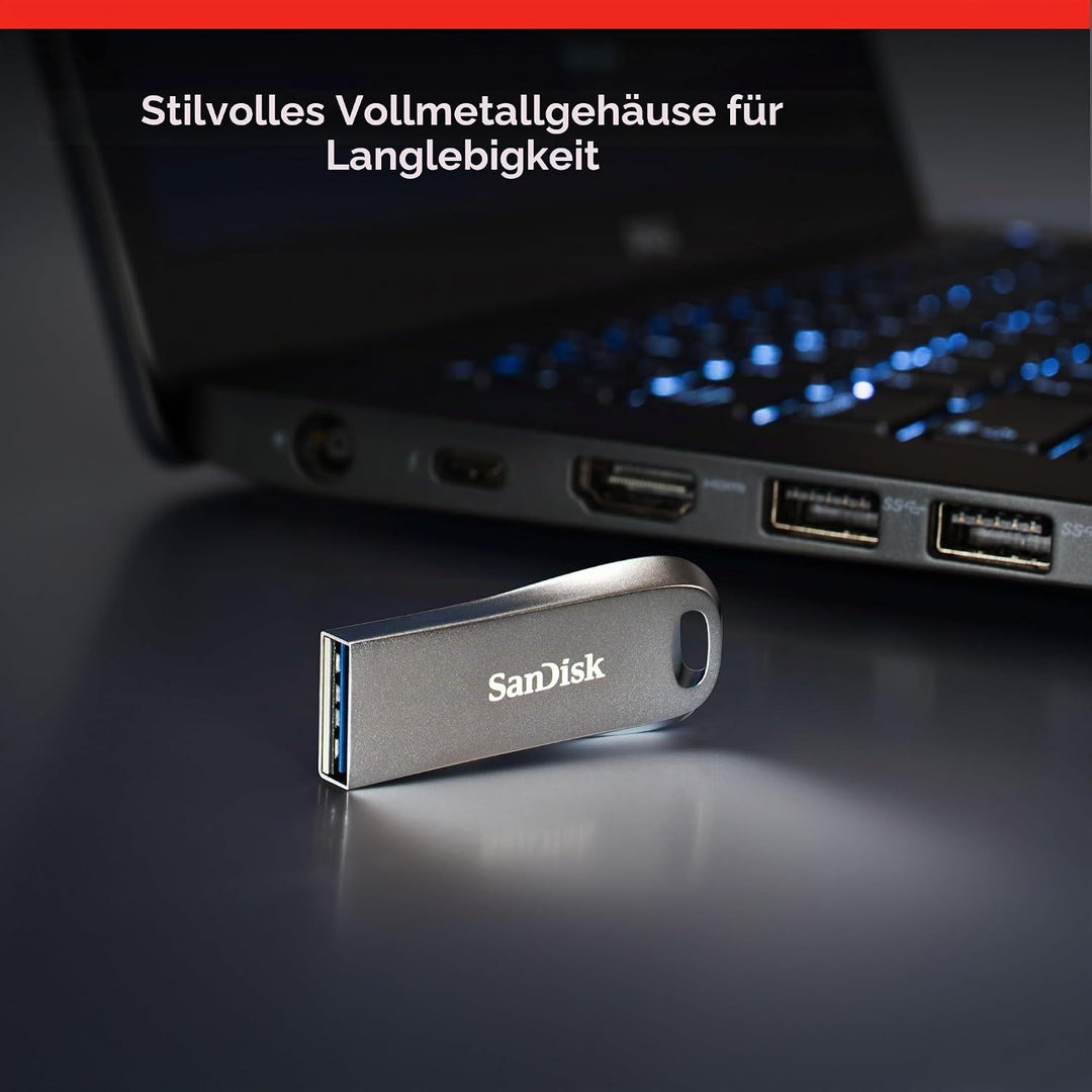 Sandisk Ultra Luxe USB Flash Drive 32 Gb USB Type-A 3.2 Gen 1 (3.1, SDCZ74-032G-G46 32GB (Pack of 1)