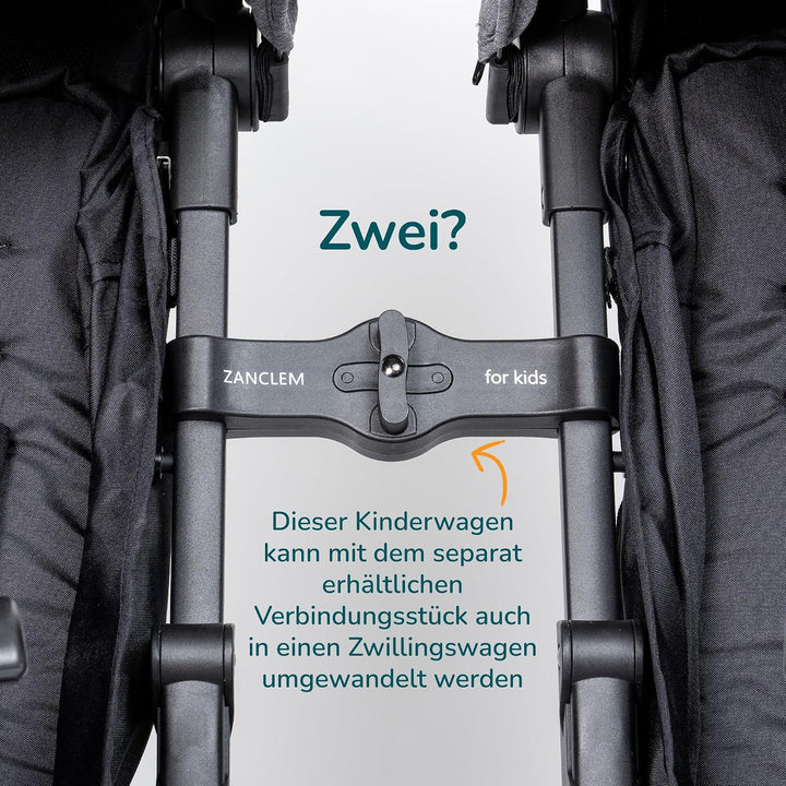 Leichtgewichtiger Kinderwagen buggy bis 25 kg - mit Liegefunktion, buggy klein zusammenklappbar,komp
