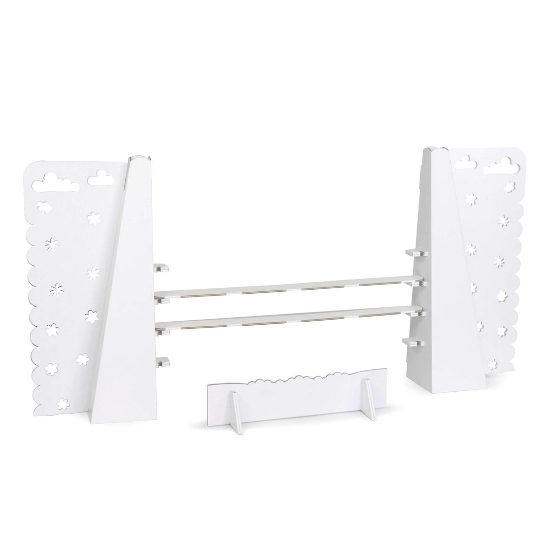 FOLDZILLA Hobby Horse Hindernis für Kinder für Steckenpferde Stockpferde 162 x 20 x 95 cm Ideal für