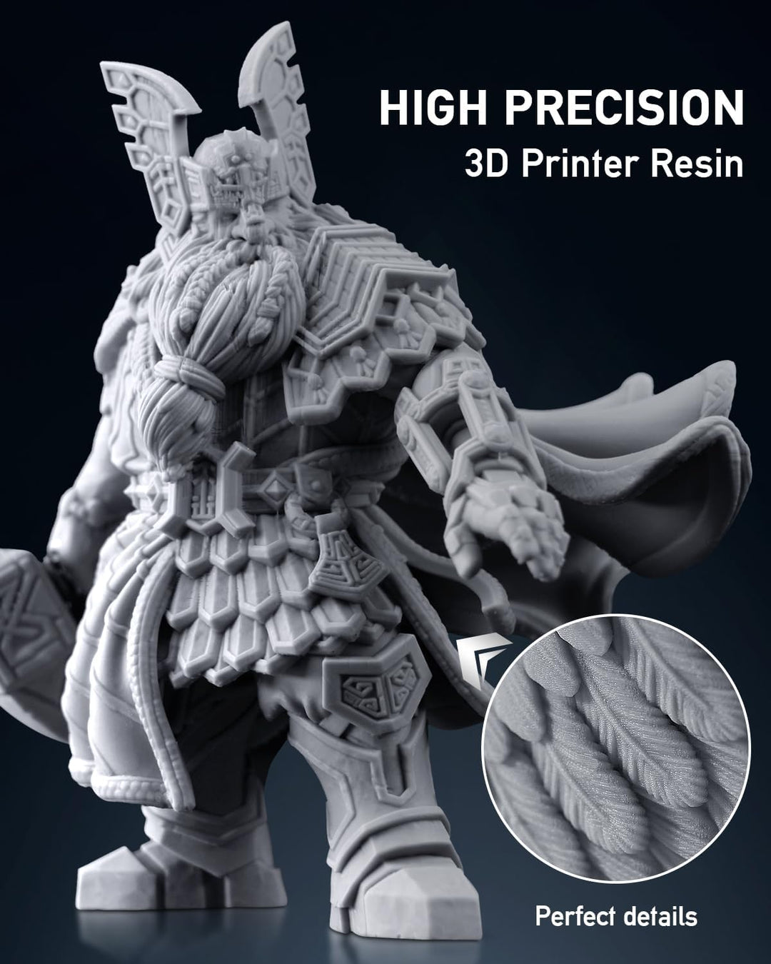 SUNLU ABS-Like 3D Drucker Resin 1KG, 405nm UV-härtendes Standard Photopolymer Schnellharz für den LC