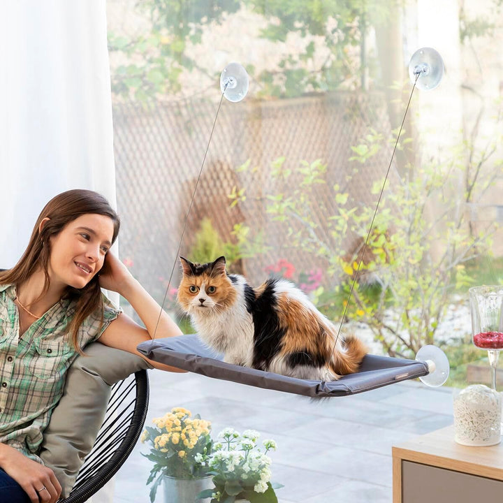 InnovaGoods® Hängendes Katzenhängematte Catlax, bietet einen komfortablen und sicheren Platz für Ihr