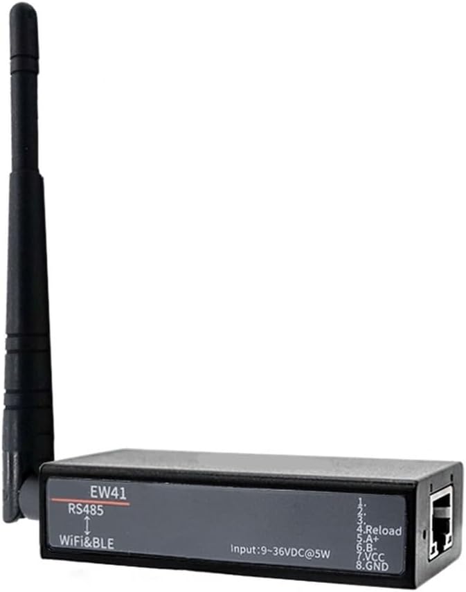 Jevina RS485 to WiFi Converter -EW11A-0 Modbus Protocol Data Transfer via WiFi, Supports 802.11bgn