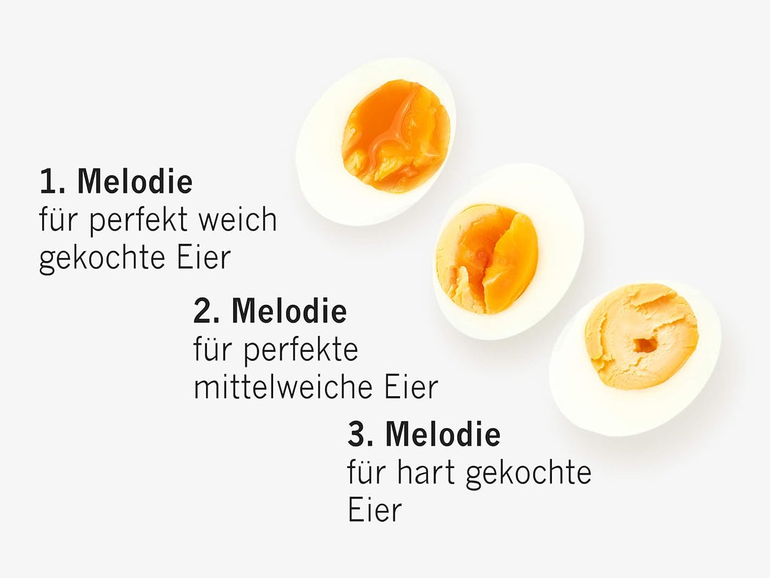 PiepEi Classic Türkis - Singende Eieruhr zum Mitkochen - Eierkocher für 3 Härtegrade - Piep Ei mit 3