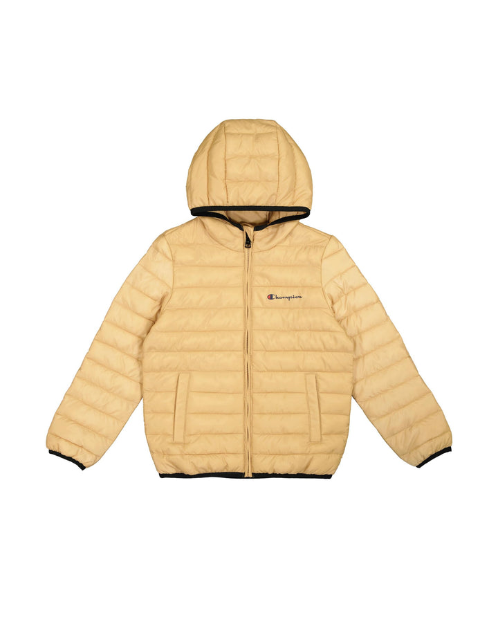 Champion Jungen Legacy Outdoor K - Light Wr Hooded Gepolsterte Jacke (1er Pack) 3-4 Jahre Brown (MS0