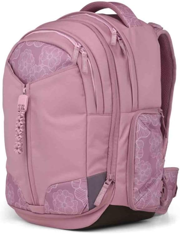 Satch Match Schulrucksack Set 3tlg. inkl. Schlamperbox und Sportbeutel (Magnolia Dream), Magnolia Dr