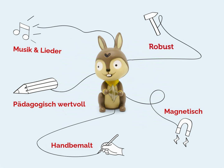 Tonies Lieblingslieder für Kinder und Sing-a-Long-Lieder, Audiocharakter - Kleinkind-Schlafenszeitge