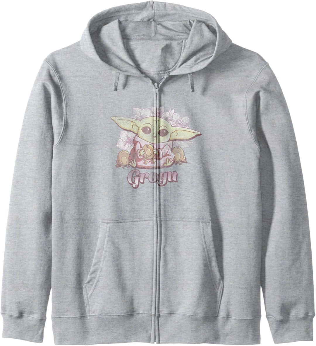 Star Wars: The Mandalorian Grogu Floral Portrait Kapuzenjacke