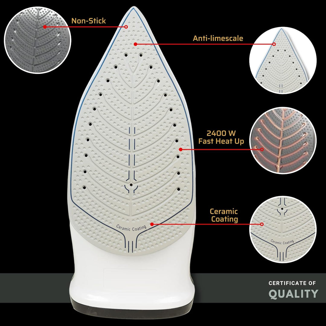 BEST DIRECT Starlyf Cordless Steam Iron Schnurloses Dampfbügeleisen - Schnurloses Dampfbügeleisen -