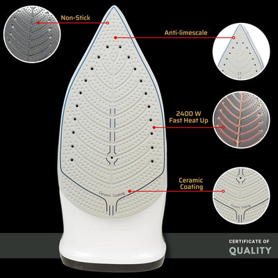 BEST DIRECT Starlyf Cordless Steam Iron Schnurloses Dampfbügeleisen - Schnurloses Dampfbügeleisen -